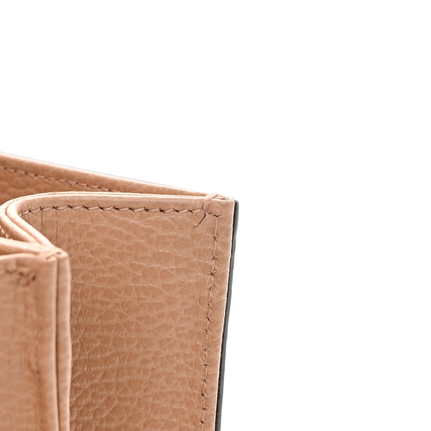 Dollar Calfskin Small Interlocking G Shoulder Bag Camelia