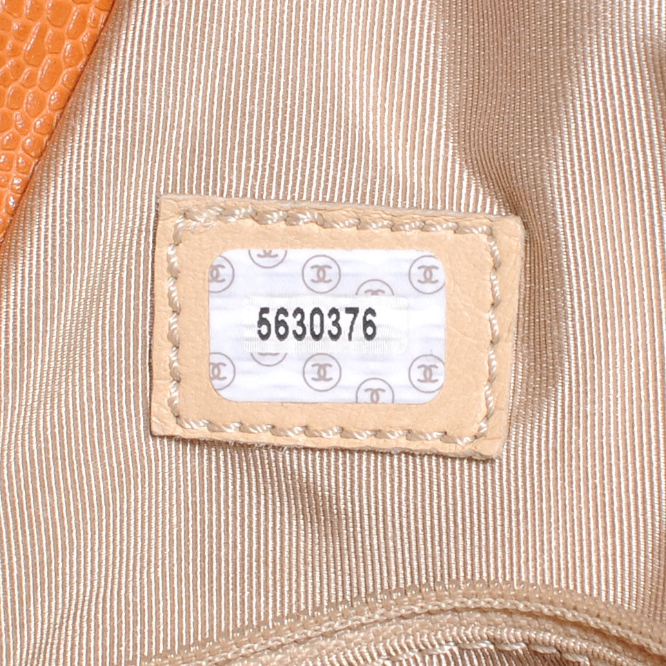 Chanel Caviar CC Shoulder Bag Orange 9 of 9