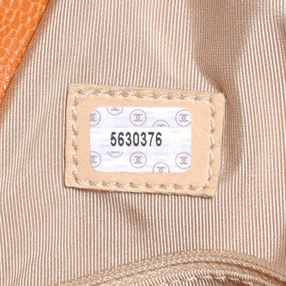 Chanel Caviar CC Shoulder Bag Orange 9 of 9