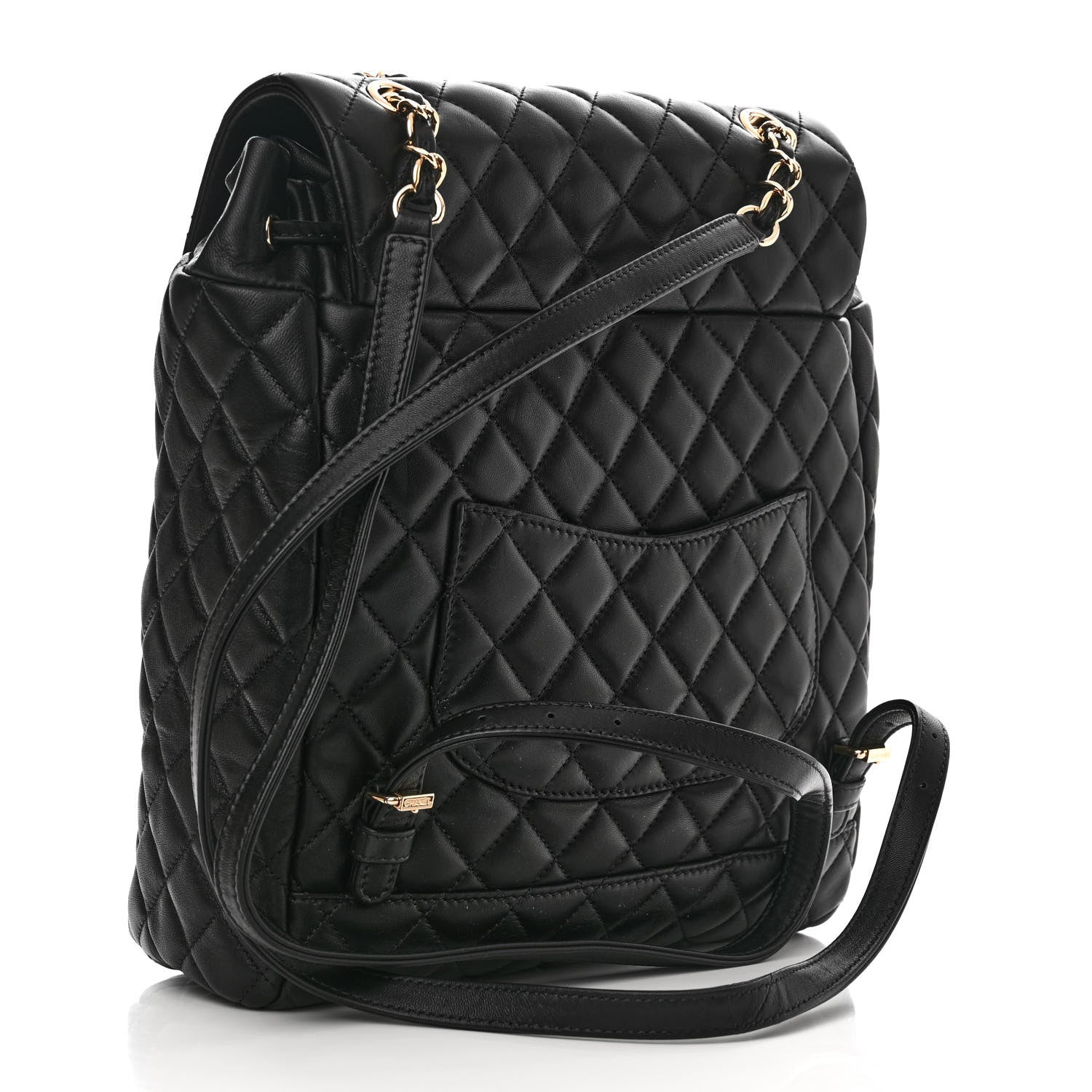Chanel Lambskin Quilted Large Urban Spirit Backpack Black 3 of 12