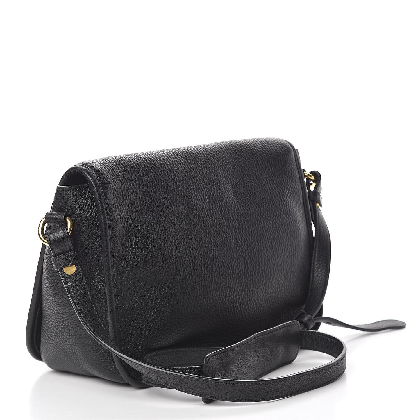Vitello Phenix Crossbody Bag Black