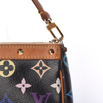 Louis Vuitton Monogram Multicolor Pochette Accessories Black 9 of 16