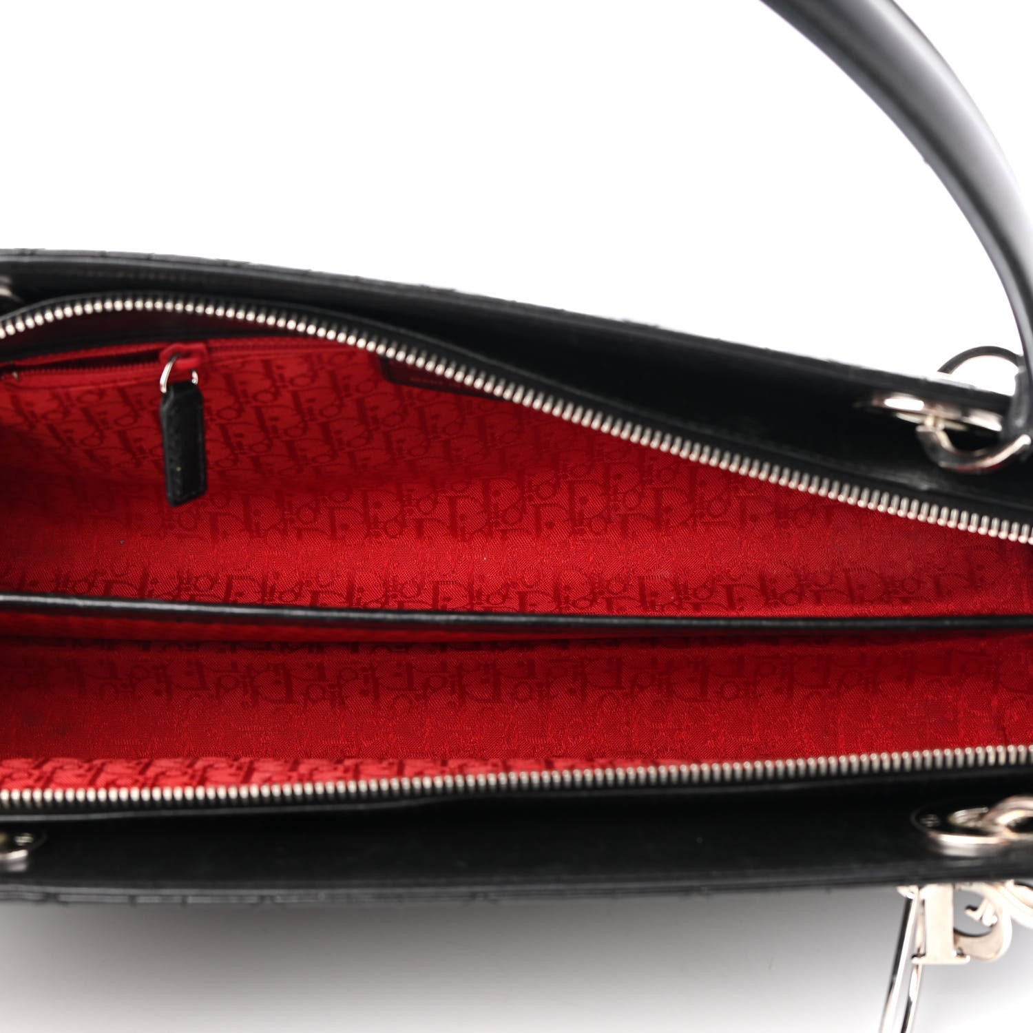 Christian Dior Lambskin Cannage Soft Lady Dior East West Black 4 of 10