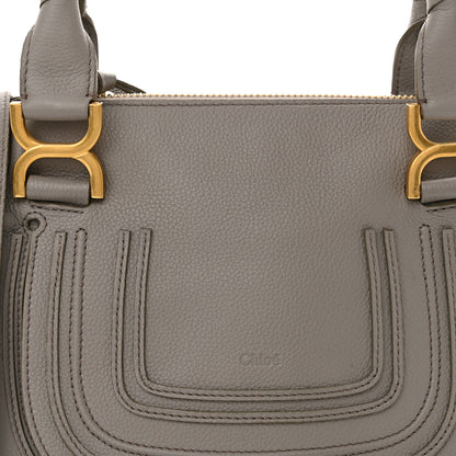 Chloe Calfskin Small Marcie Satchel Cashmere Grey 7 of 11