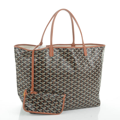 Goyard Goyardine Saint Louis GM Black Gold 3 of 7