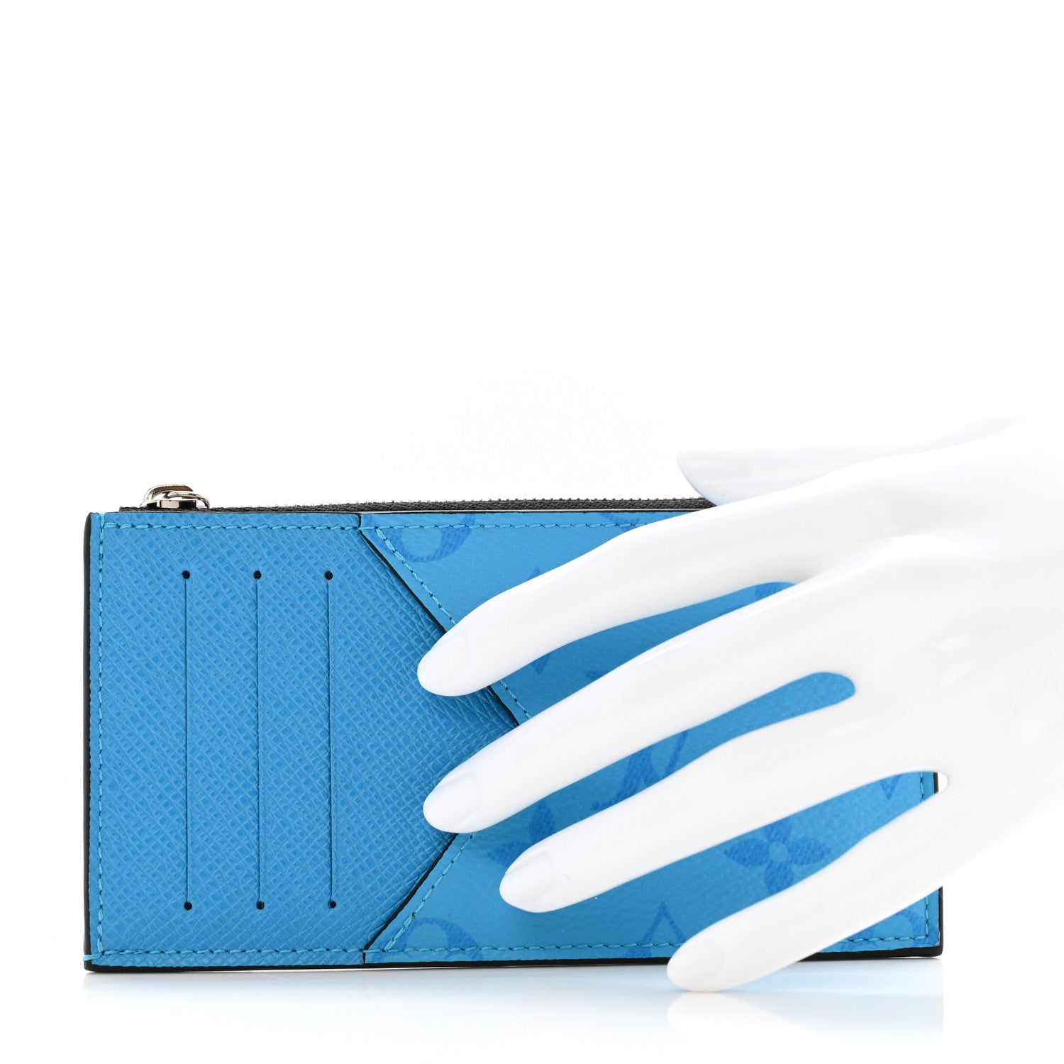 Louis Vuitton Taigarama Coin Card Holder Blue Lagoon 1667295