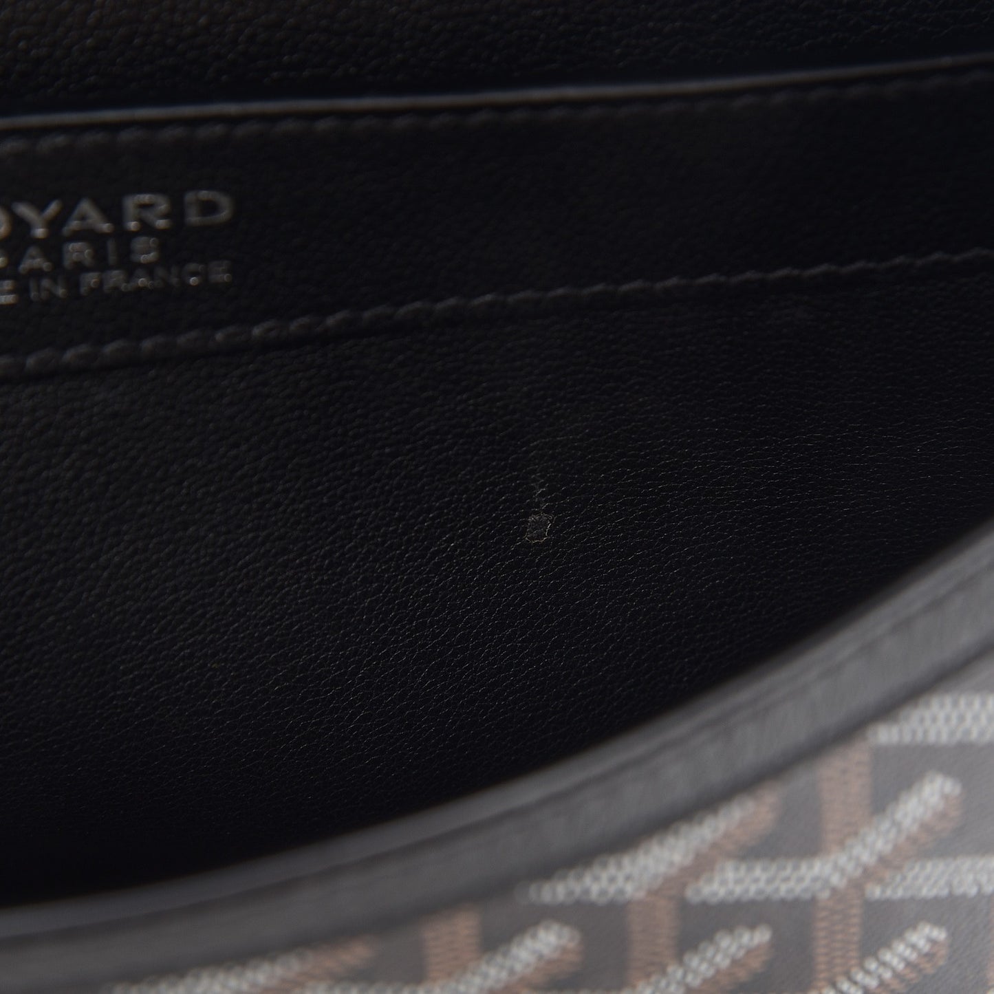 Goyardine 233 PM Shoulder Bag Black
