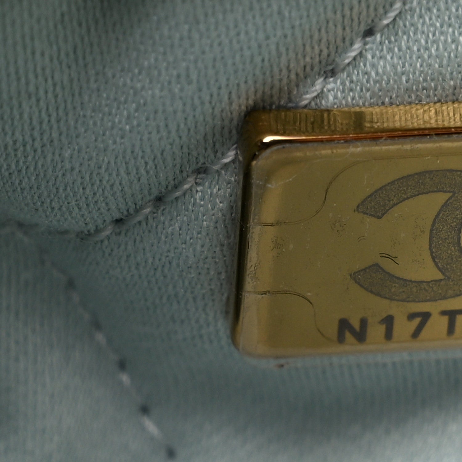 Chanel Iridescent Calfskin Quilted Chanel 22 Blue Green 8 of 10