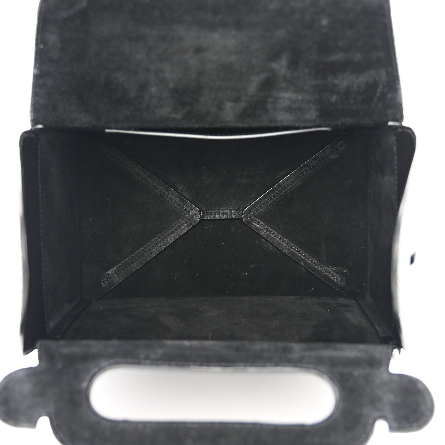 Saint Laurent Calfskin Monogram Take Away Box Black 5 of 11