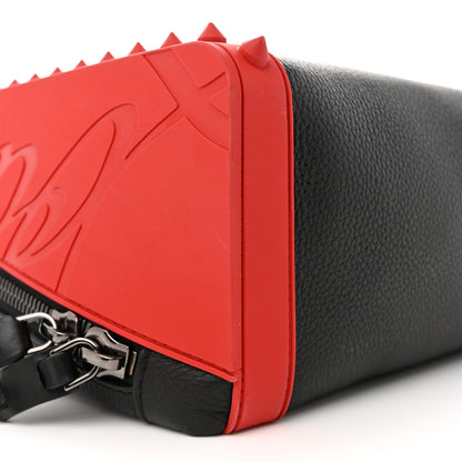 Christian Louboutin Calfskin Nylon Backparis Spiked Backpack Black 8 of 10