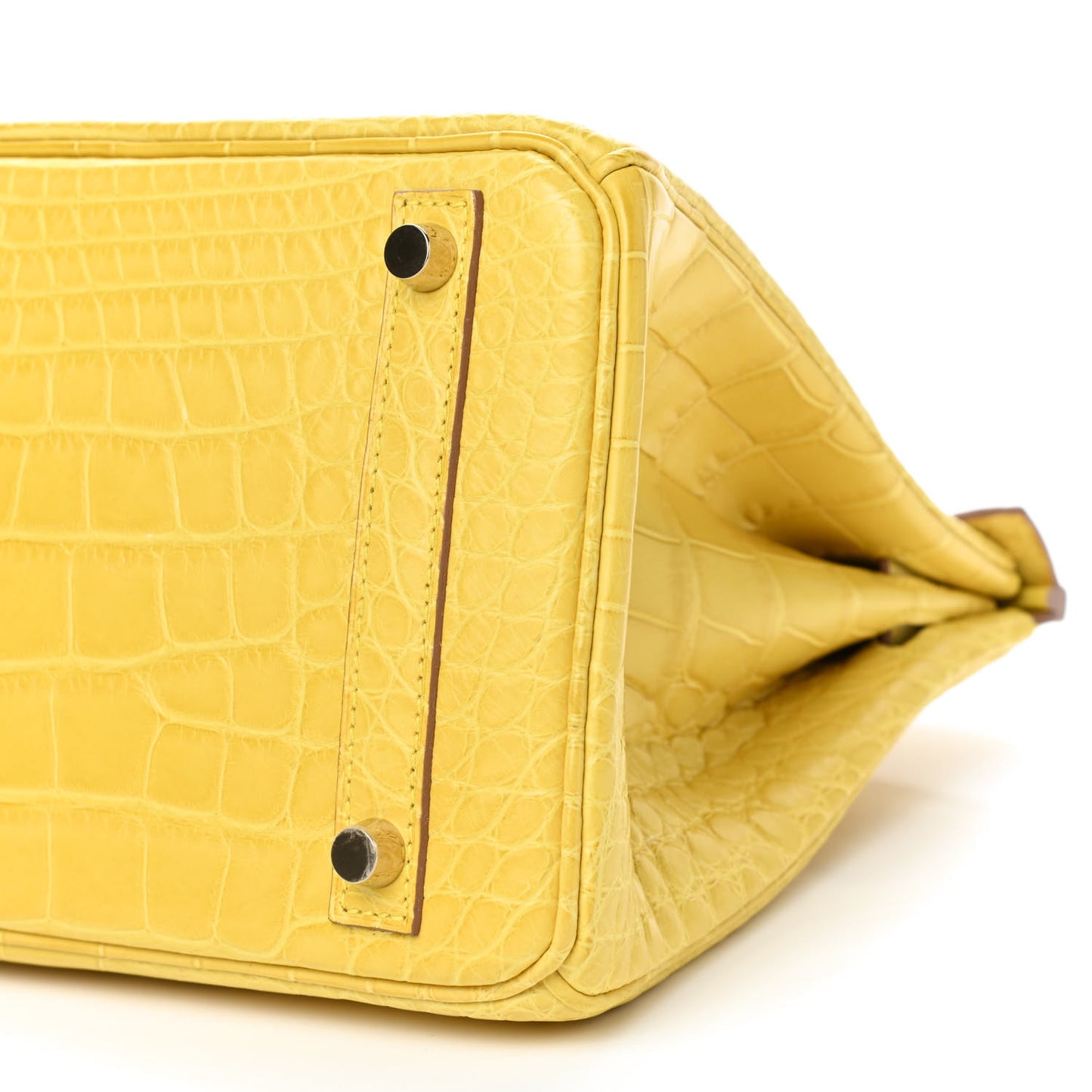 Matte Alligator Birkin 30 Mimosa
