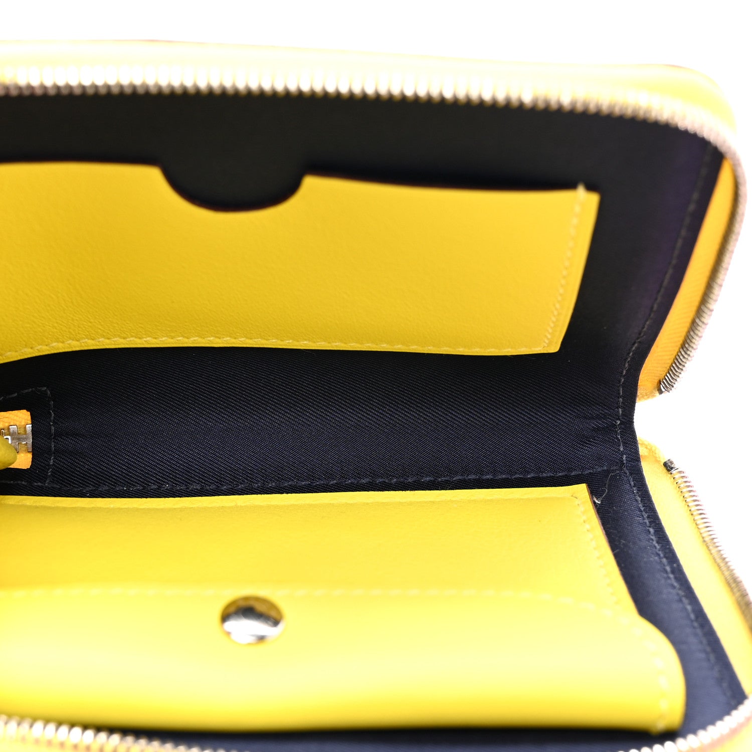 Hermes Epsom Swift Nouveau To Go Wallet Mauve Sylvestre Lime Cuivre Caban 6 of 13