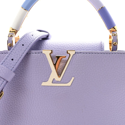 Louis Vuitton Taurillon Kintsugi Capucines BB Iris 7 of 9