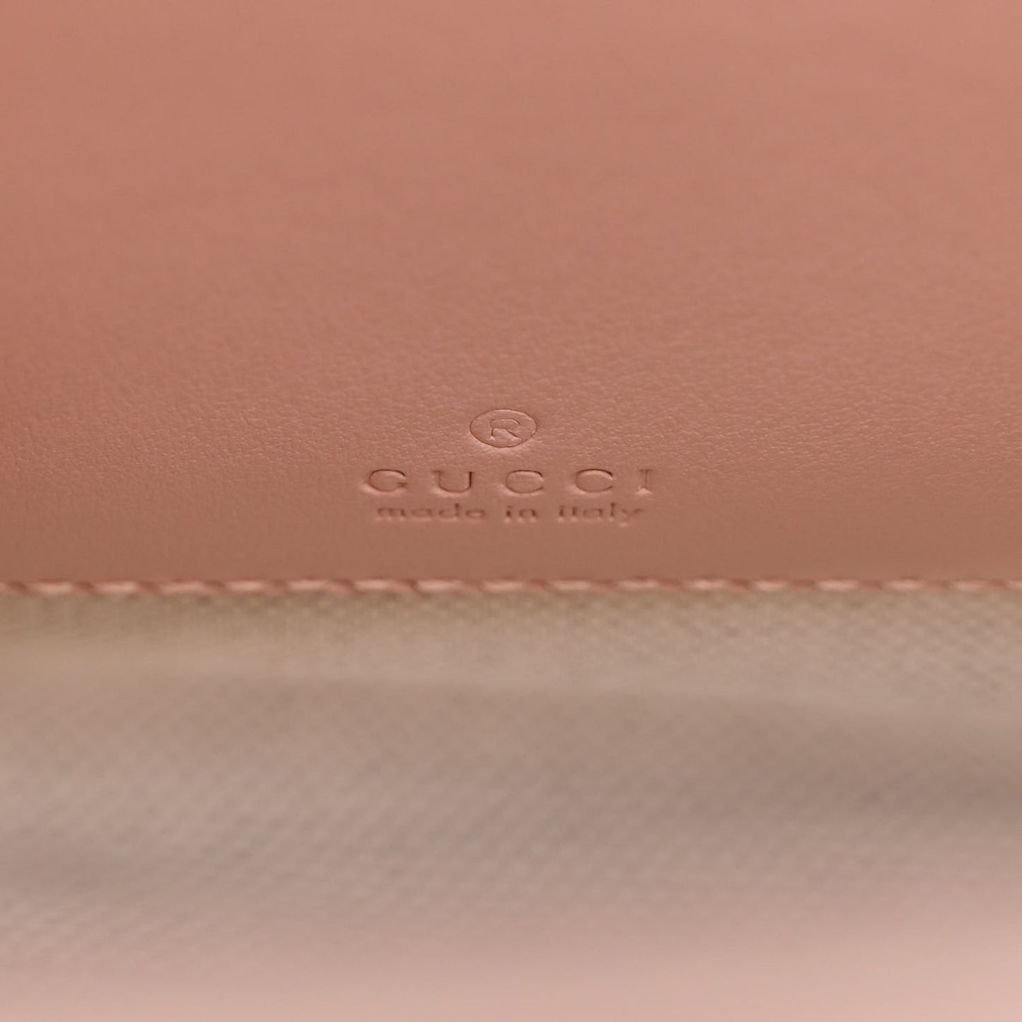 Calfskin GG Matelasse Mini Top Slip Handle Crossbody Bag Perfect Pink Natural