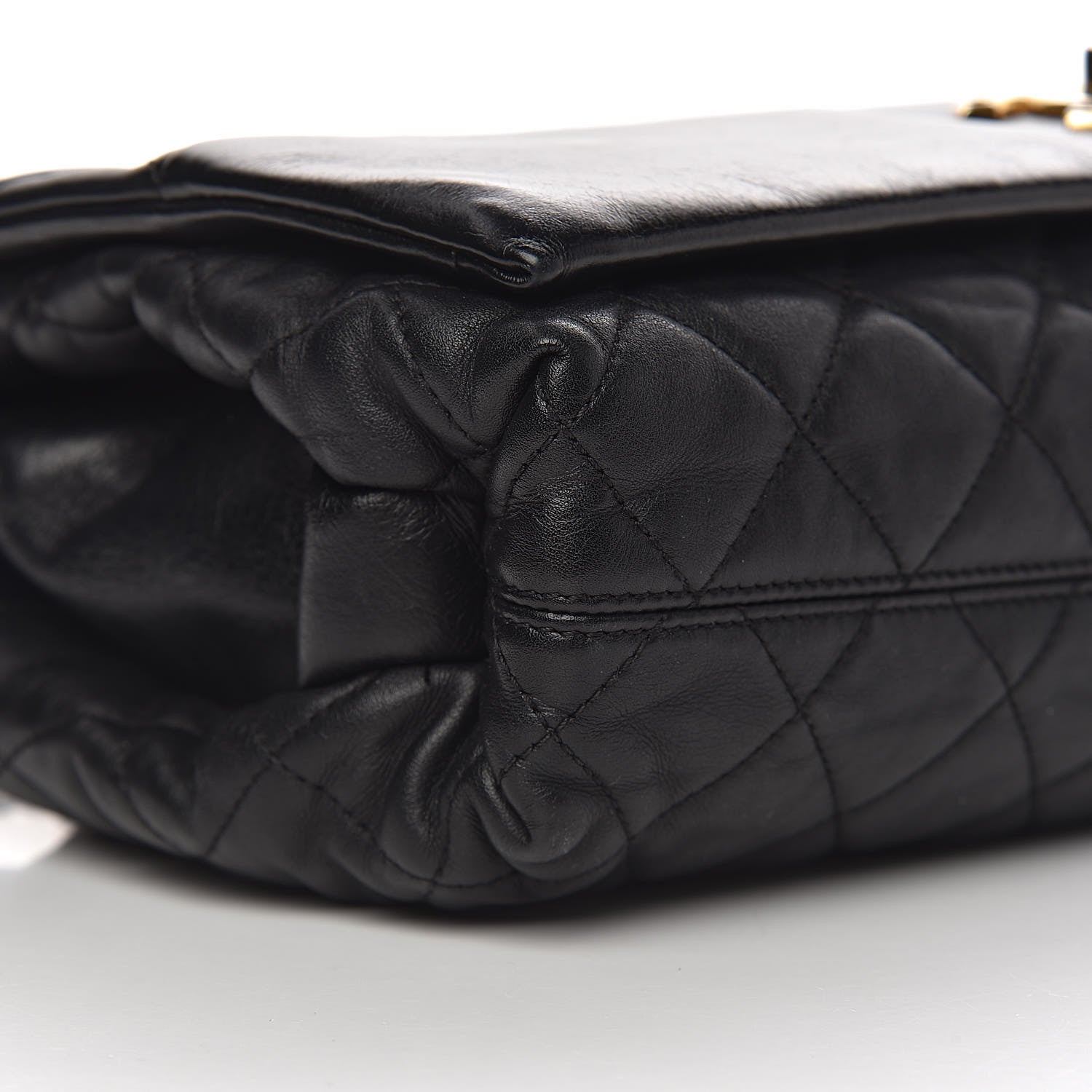Chanel Calfskin Quilted Jumbo Soft Elegance Flap Black 10 of 16