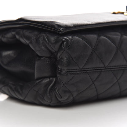 Chanel Calfskin Quilted Jumbo Soft Elegance Flap Black 10 of 16