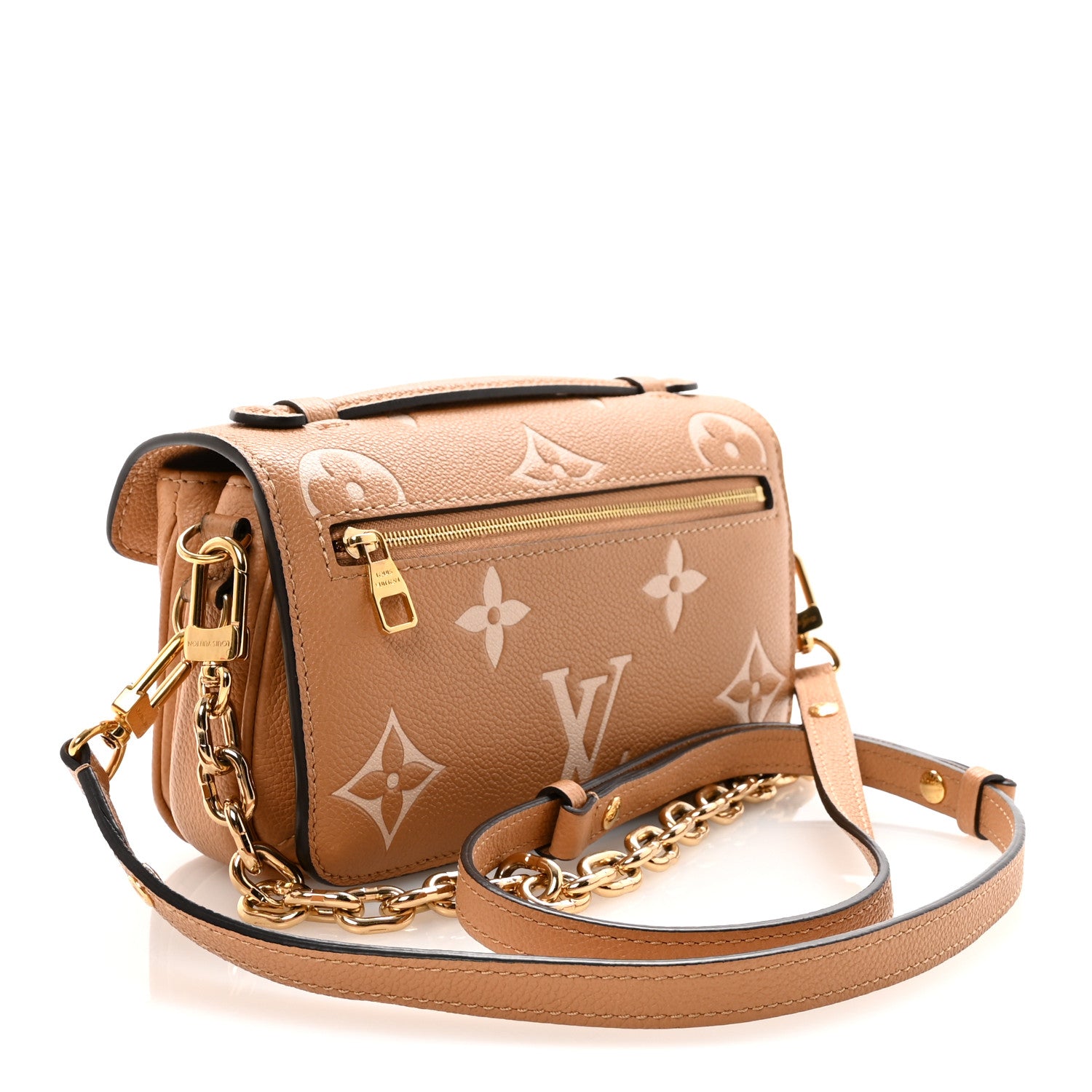 Louis Vuitton Empreinte Monogram Giant Pochette Metis East West Arizona Creme 3 of 9