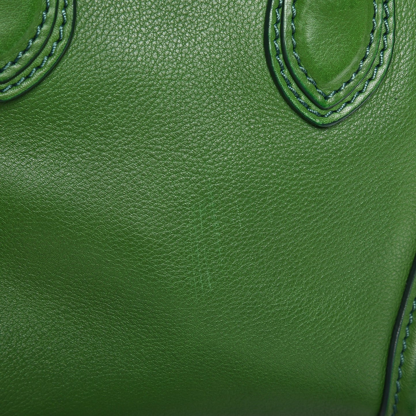 Smooth Calfskin Nano Luggage Green
