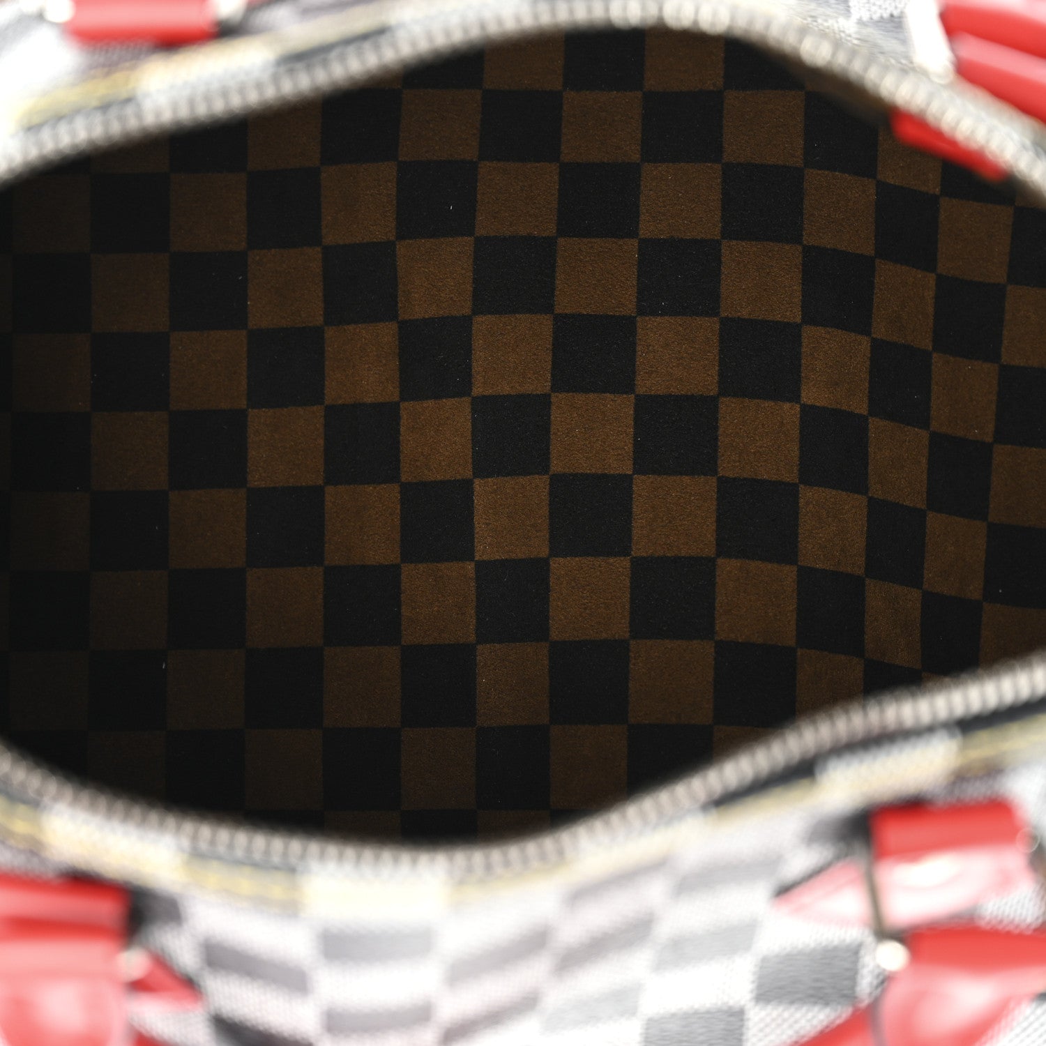 Louis Vuitton Damier Speedy Bandouliere 30 Black White 5 of 9