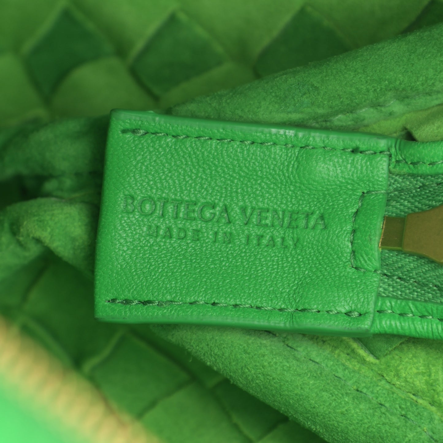 Nappa Intrecciato Small Loop Camera Bag Parakeet
