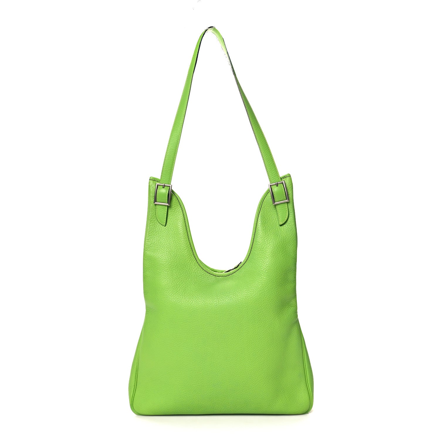 Hermes Taurillon Clemence Massai PM Vert Cru 1 of 11