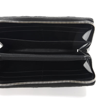 Gucci GG Supreme Monogram Arabesque Zip Around Wallet Black 5 of 6