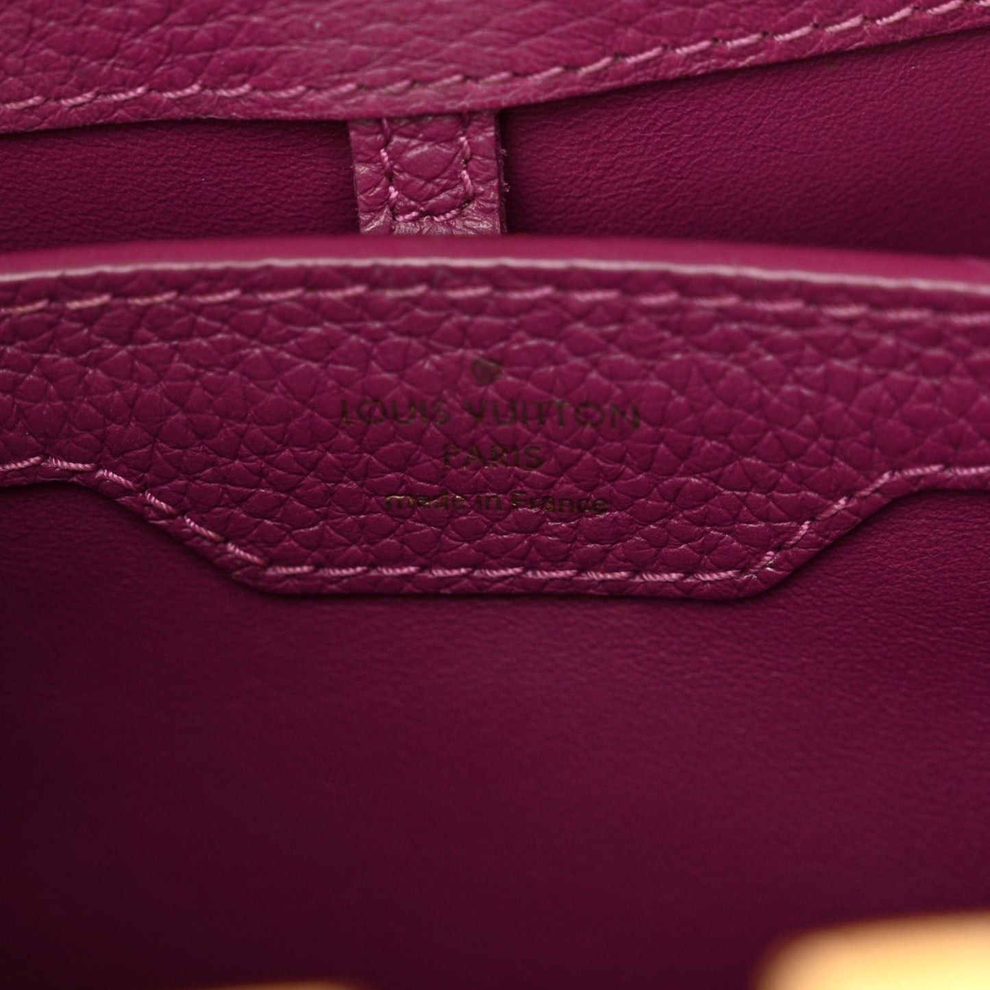 Taurillon Studded Sol Capucines BB Magenta