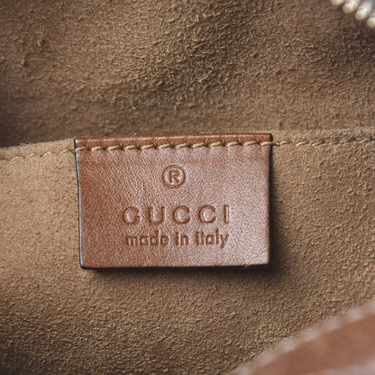 Gucci GG Supreme Monogram Cuoio Toscano Mini Chain Shoulder Bag Beige Ebony Cuir 6 of 13