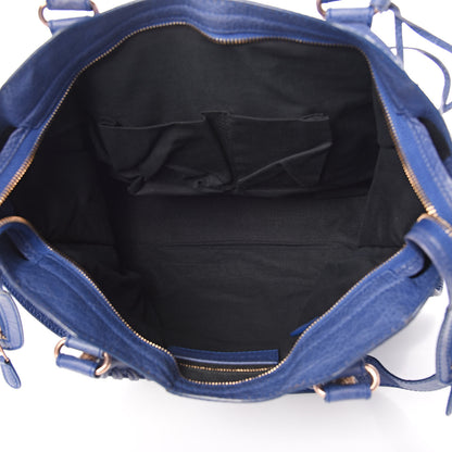 Balenciaga Agneau Giant 12 Rose Gold Hardware City Bleut Bleu Glacier 5 of 15