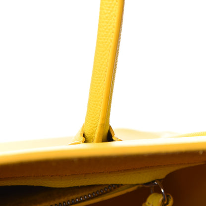 Celine Grained Calfskin Medium Phantom Luggage Yellow 19 of 28