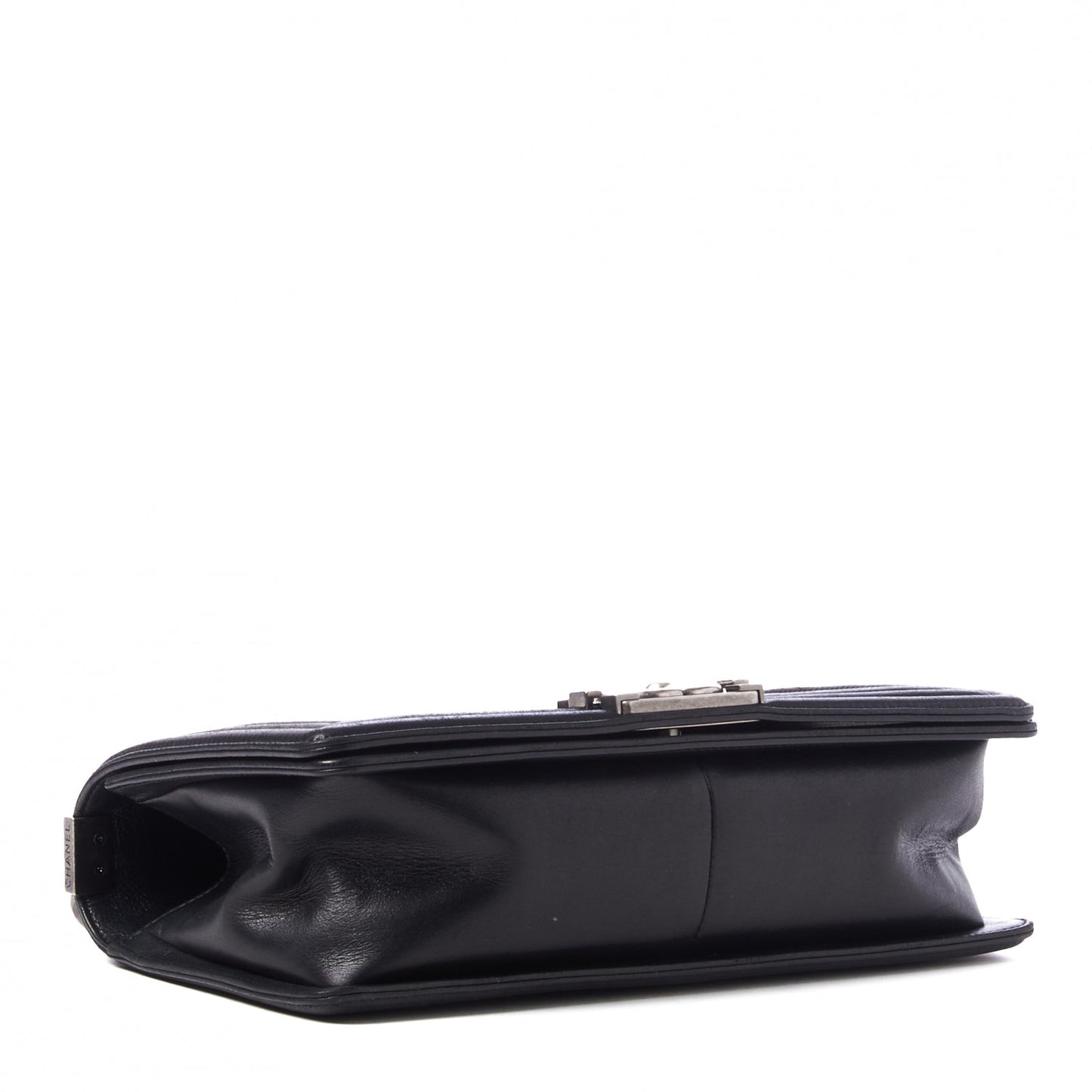 Calfskin Quilted Medium Boy Flap Black