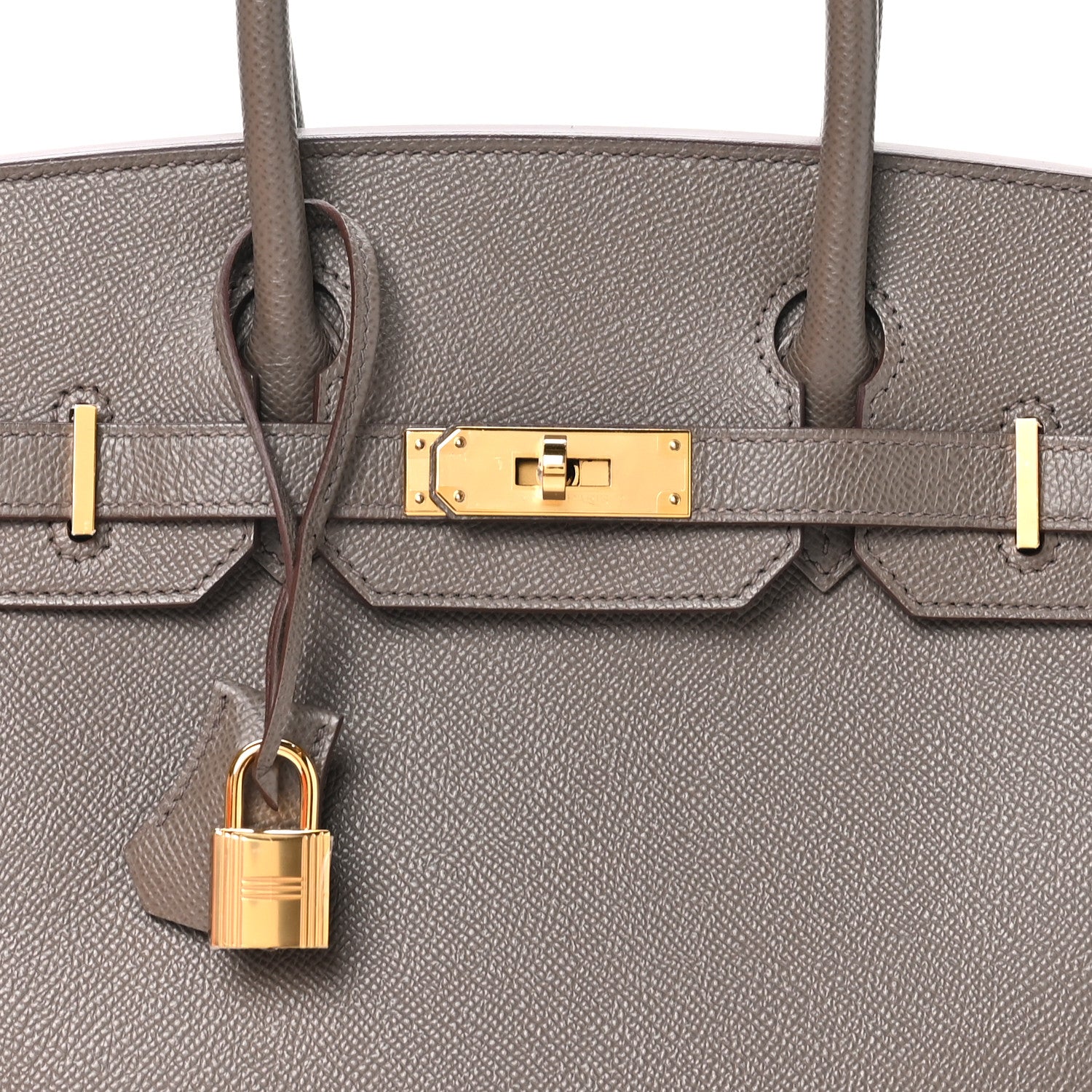 Hermes Epsom Birkin Sellier 30 Etain 7 of 9