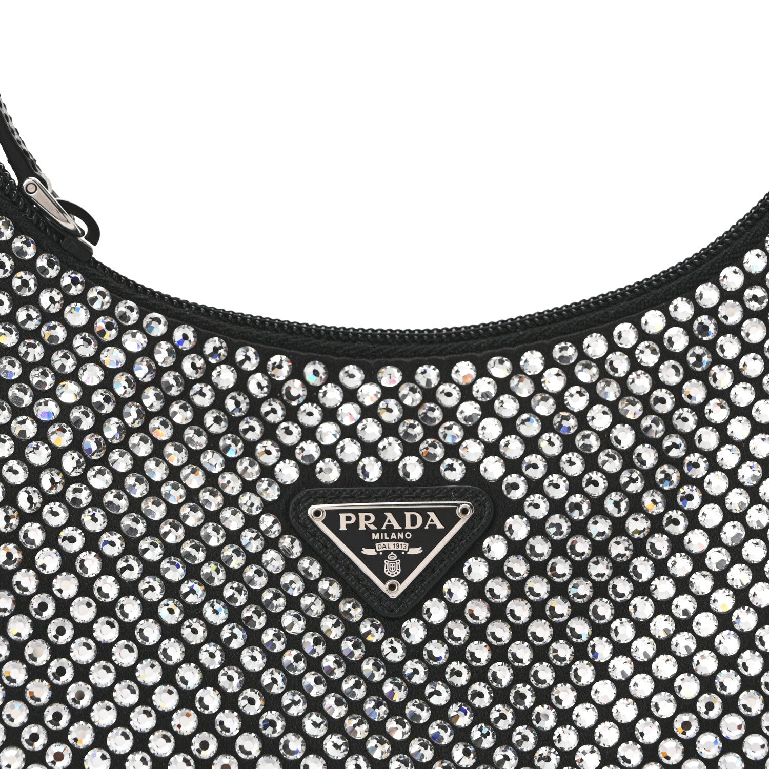 Prada Satin Crystal Mini Re-Edition 2000 Bag Cristal 8 of 12