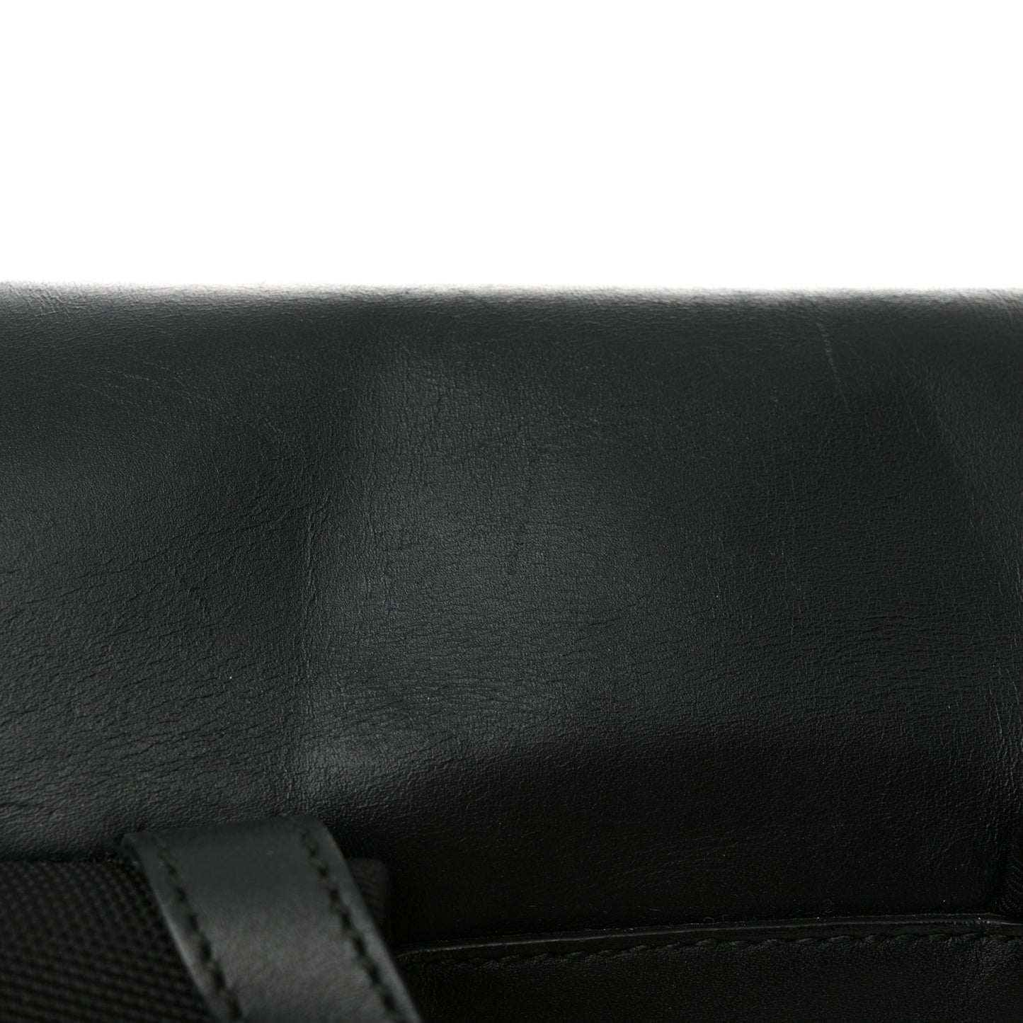 GG Supreme Monogram Single Buckle Backpack Beige Black