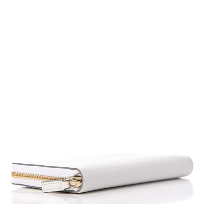 MCM Calfskin Fontanellas Park Avenue Milla Zip Around Wallet White 4 of 8