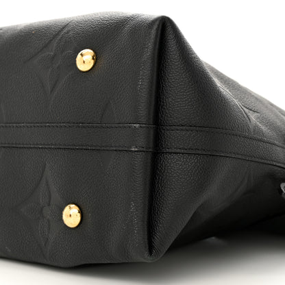 Louis Vuitton Empreinte Monogram Giant CarryAll MM Black 10 of 14