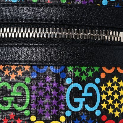 Gucci GG Supreme Monogram Psychedelic Messenger Bag Black 8 of 10