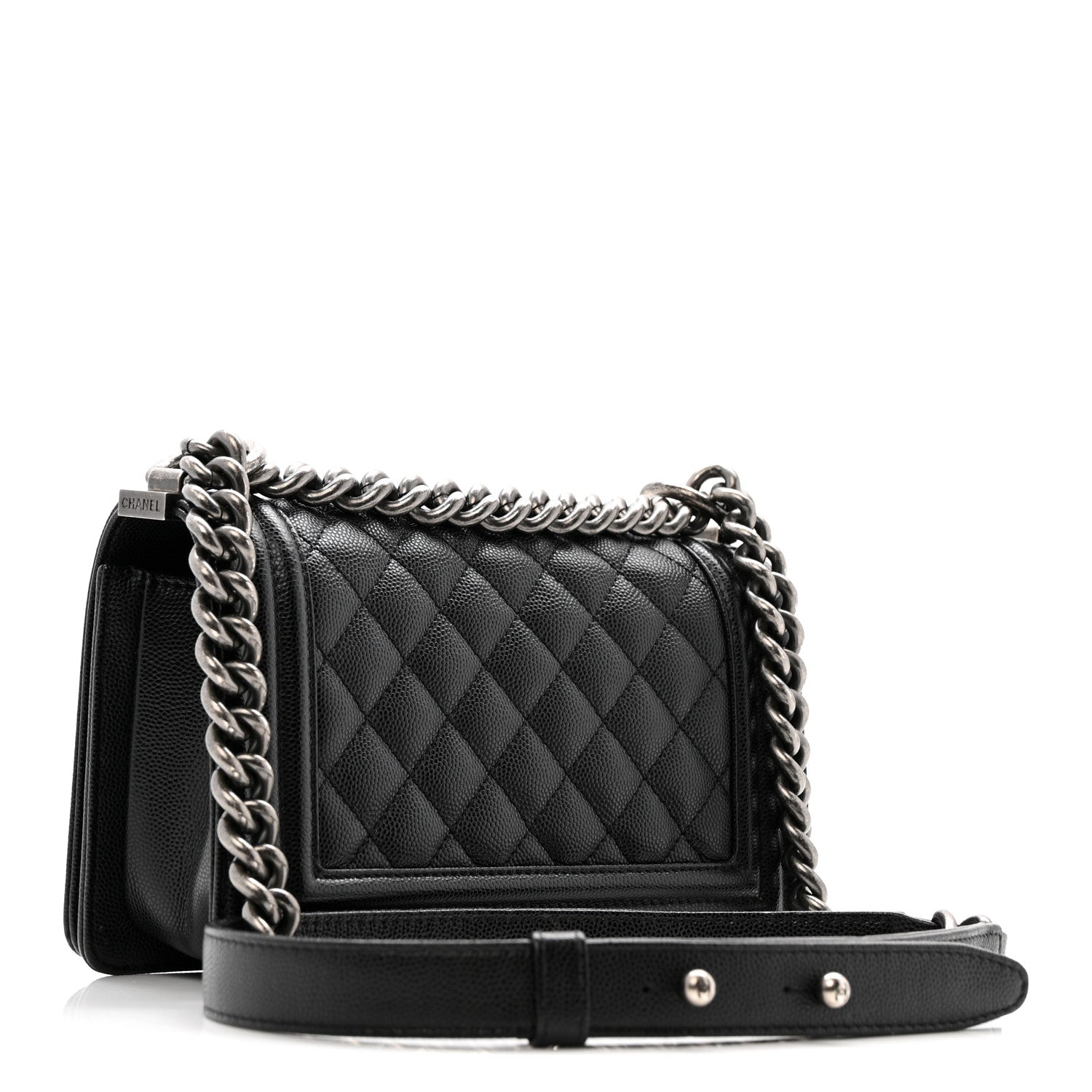 Chanel Caviar Quilted Small Boy Flap Black 3 of 11