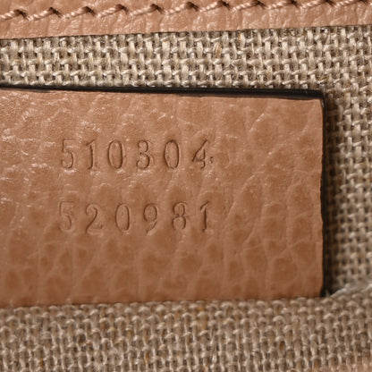 Gucci Dollar Calfskin Small Interlocking G Shoulder Bag Camelia 7 of 10