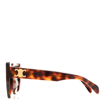 Celine Acetate Butterfly Sunglasses CL40239F Tortoise 3 of 8