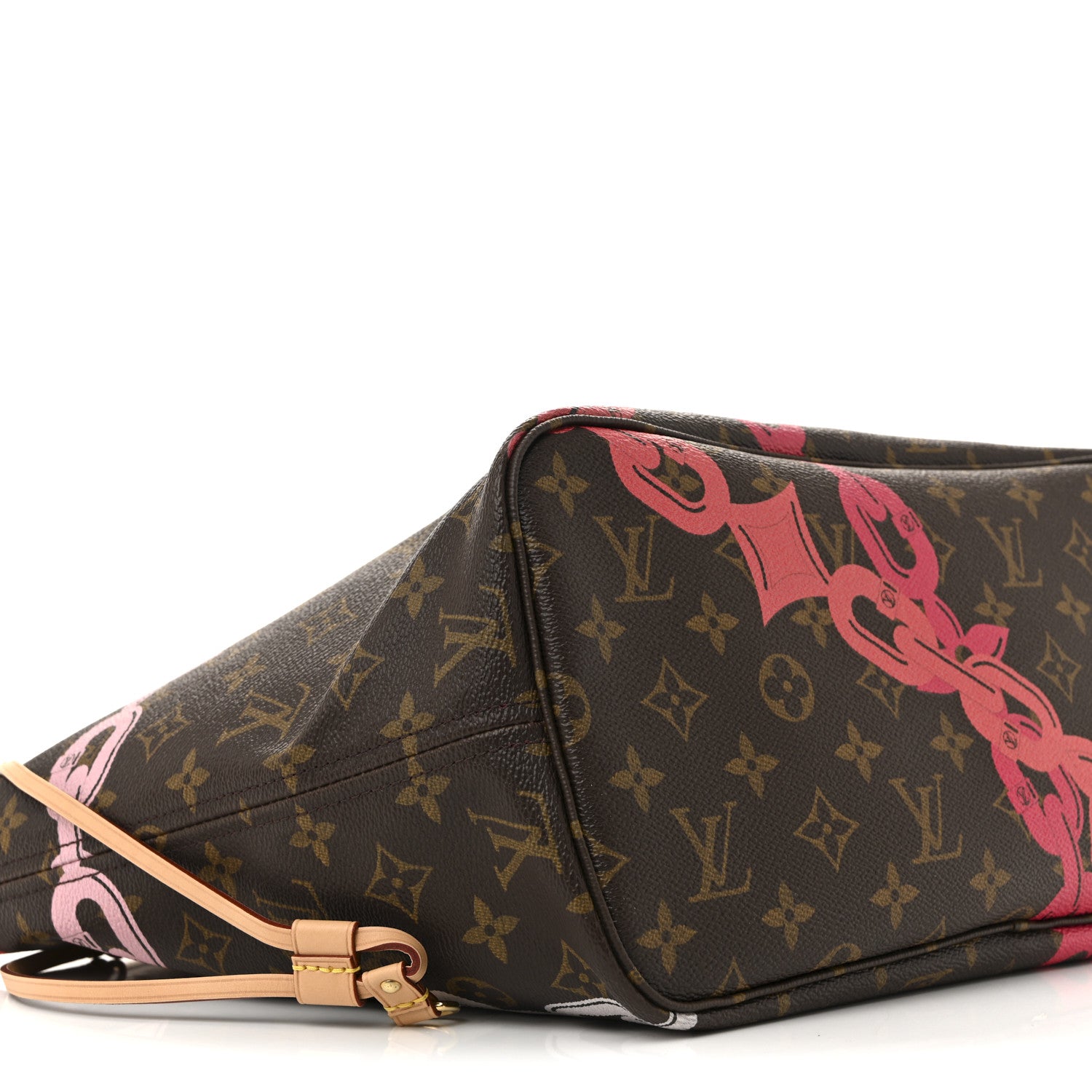 Louis Vuitton Monogram Bay Neverfull MM Rose Ballerine Poppy 11 of 16