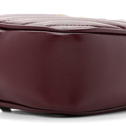 Saint Laurent Calfskin Matelasse Monogram Lou Belt Bag Dark Legion Red 9 of 9