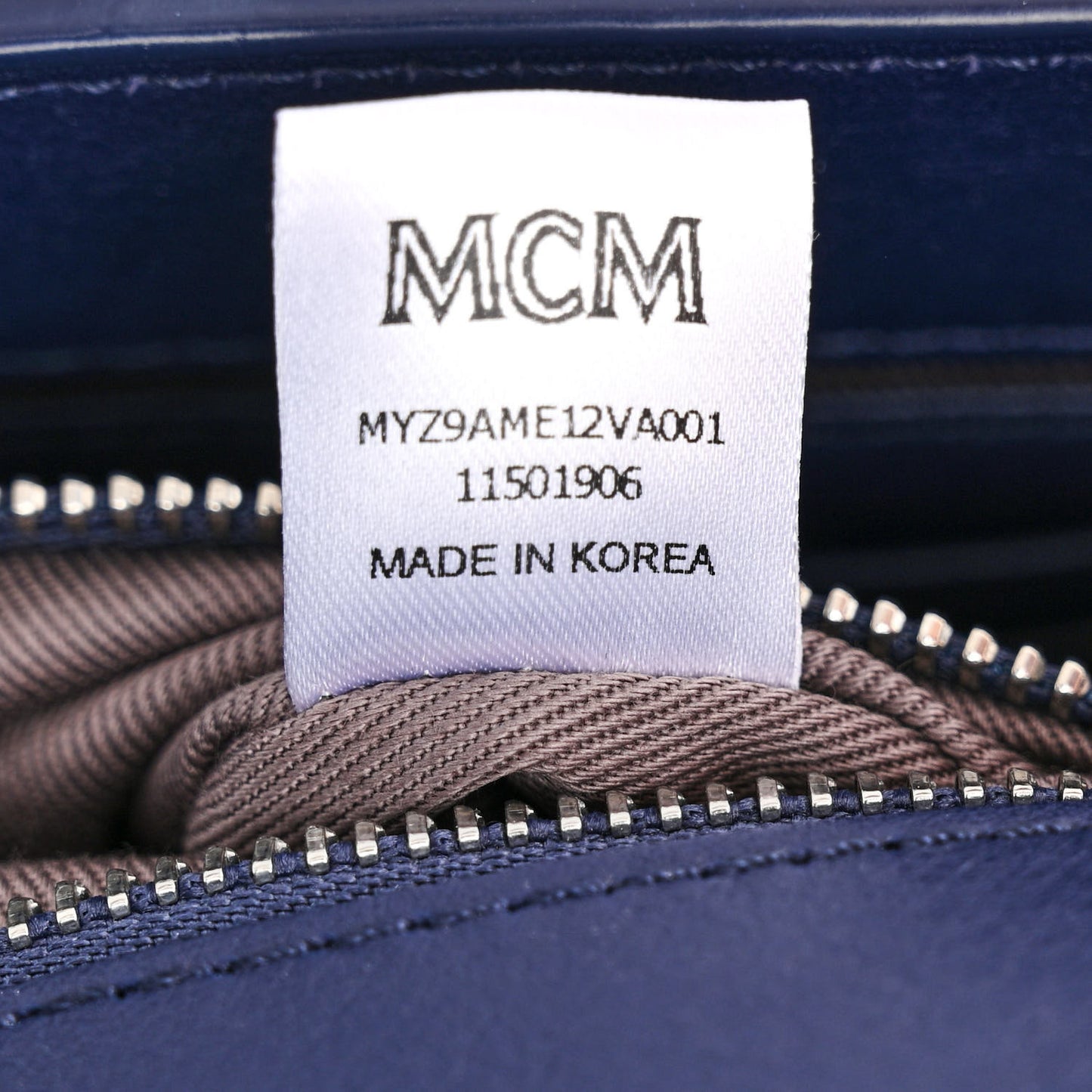 Calfskin Ottomar Monogram Medium Millie Crossbody Bag Navy Blue