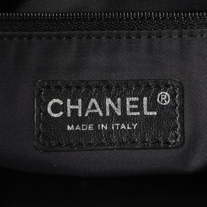 Chanel Coated Canvas Large Paris Biarritz Tote Black 7 of 9