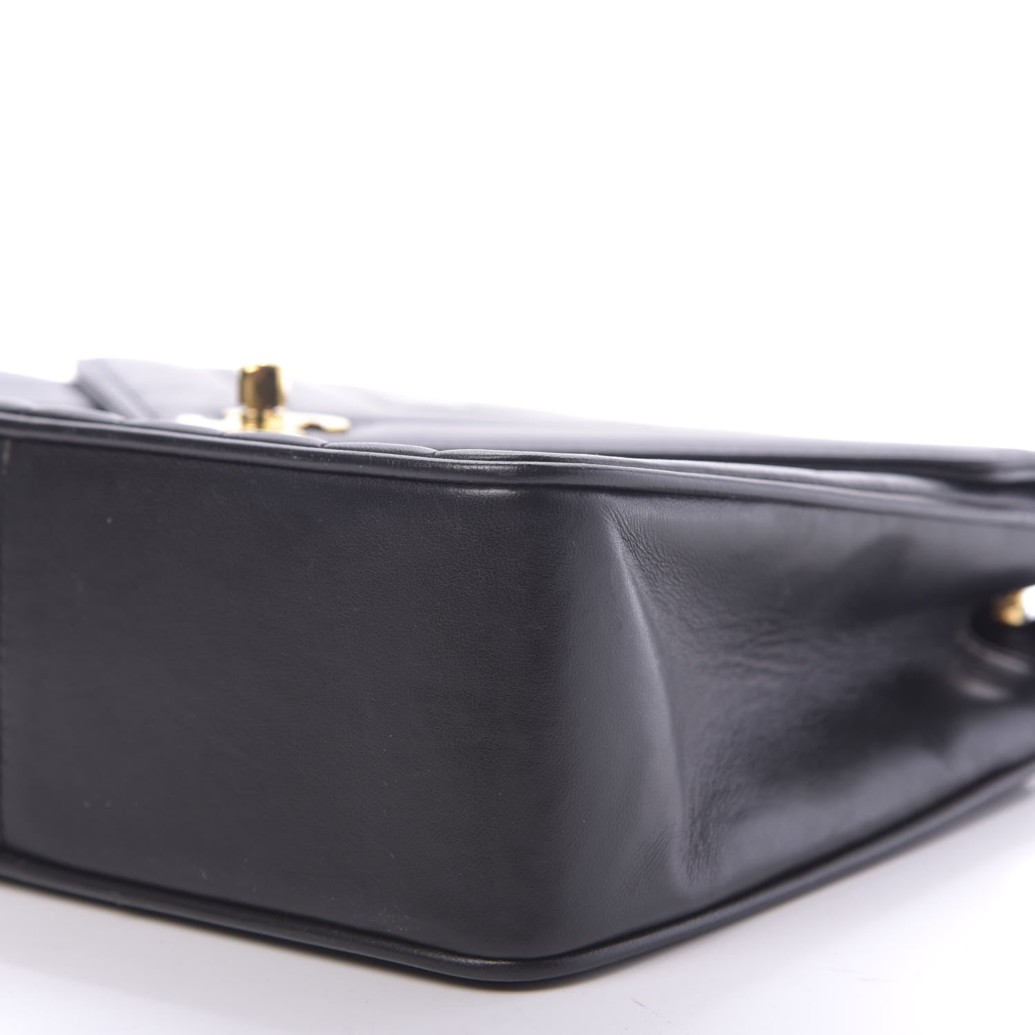 Chanel Lambskin Chevron Quilted Small Single Flap Black 7 of 16