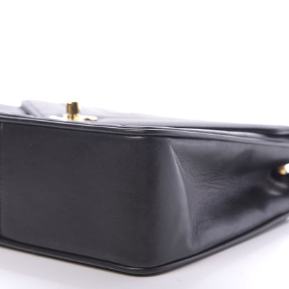 Chanel Lambskin Chevron Quilted Small Single Flap Black 7 of 16