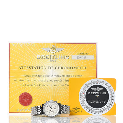 Breitling Stainless Steel 38mm Navitimer Montbrillant Chronograph Automatic Watch A41330 12 of 12