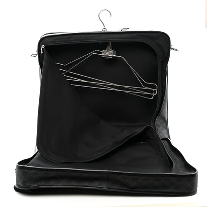 Gucci GG Supreme Monogram Azalea Calfskin Retro Interlocking G Garment Bag Black 5 of 12