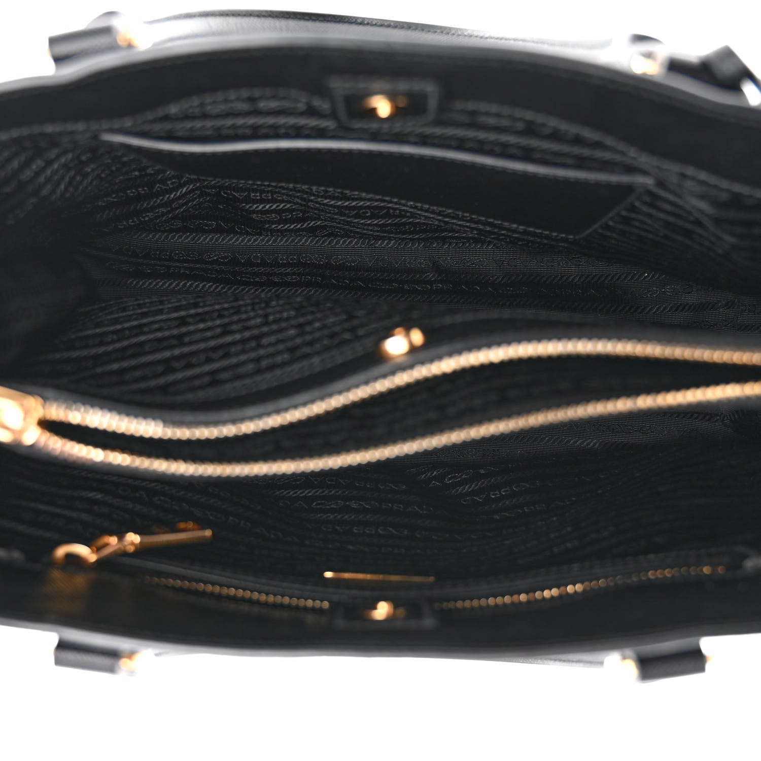 Prada Saffiano Lux Medium Tote Black 5 of 11