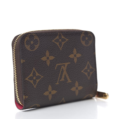 Louis Vuitton Monogram LV Love Lock Zippy Coin Purse 3 of 7